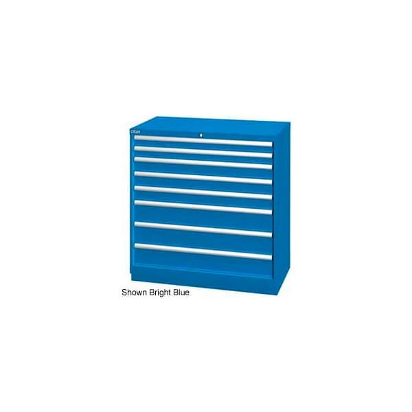 Lista International Lista 40-1/4"W Drawer Cabinet, 8 Drawer, 117 Compart-Classic Blue, Individual Lock XSHS0900-0802CBRG - main